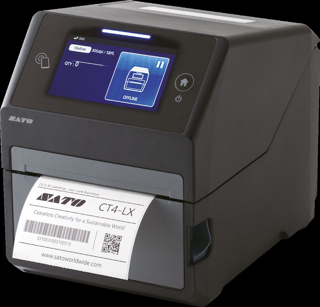 SATO CT4-LX masaüstü etiket yazıcısı